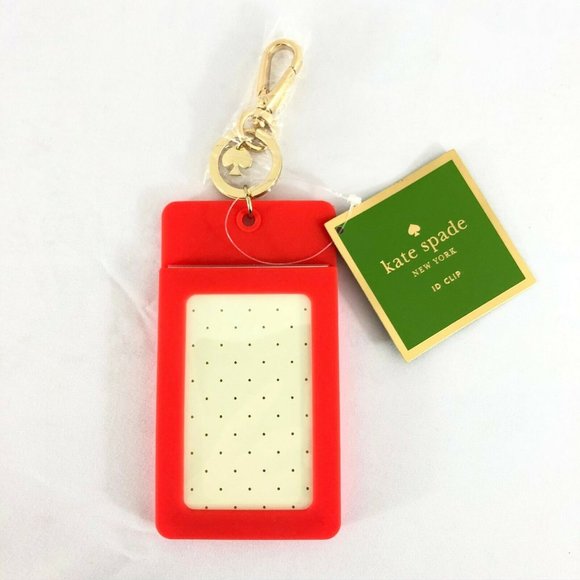 kate spade Accessories - Kate Spade Womens ID Clip Holder Why Hello There